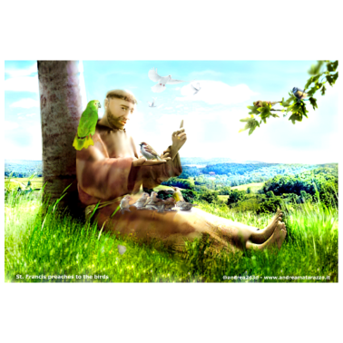 Zoom image San Francesco e la predica agli uccelli
