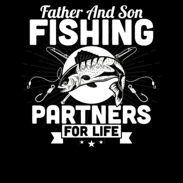 Zoom image Far og sønn fiskepartnere for livet farsdag