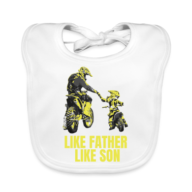 Children&#039;s birthday  - Motocross T-shirt like father his son father