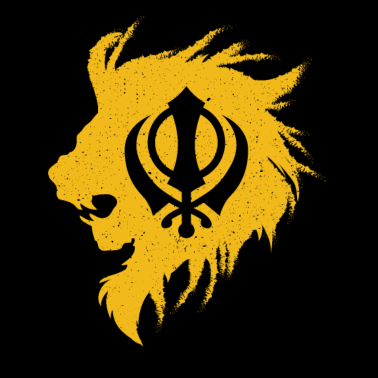 Zoom image Khanda lion kaur - punjabi - sikhism sikh gift