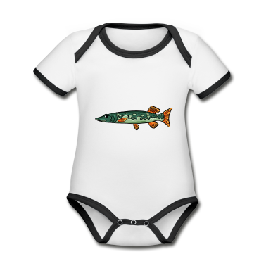 Barns födelsedag  - Fiskehängare gädda fisk