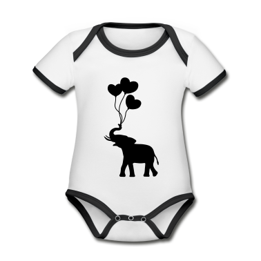 Cumpleaños de niños  - Elefant Herzballon Kinder / globo de corazón de elefante