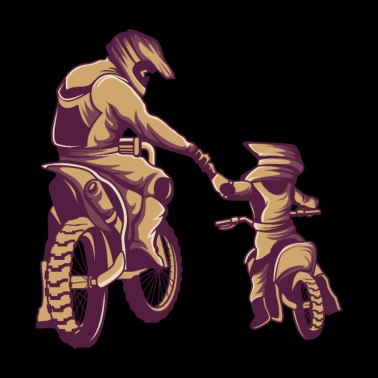 Zoom image Motocross dirt bike tata i syn motocykl