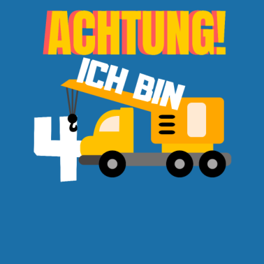 Zoom image Kindergeburtstag Baustelle Achtung ich bin ...