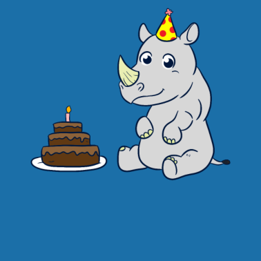 Zoom image Geburtstag Nashorn Kindergeburtstag