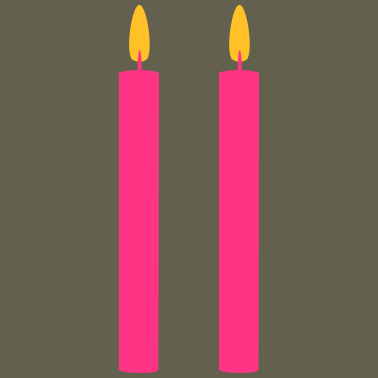 Zoom image 2 Velas / / dos / / Segundo cumpleaños / / segunda