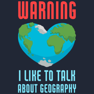 Zoom image Lubię rozmawiać o geografii Zabawny geograf