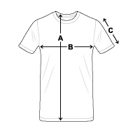 Men's Premium T-Shirt Size overview