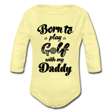 Barnebursdag  - Født til å gå golf sammen med pappa Golfer Golf