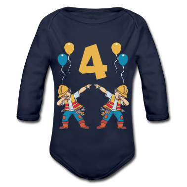 Kindergeburtstag  - 4 Jahre Bauarbeiter Dabbing Geburtstag Geschenk