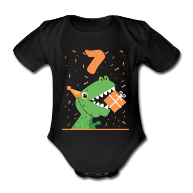 Anniversaire des enfants  - 7 Jahre Dinosaurier Fun Kindergeburtstag Geschenk
