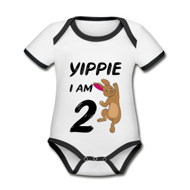 Anniversaire des enfants  - Hase große Freude 2 Geburtstag Kindergeburtstag