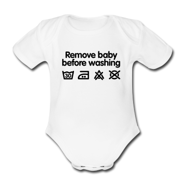 Children&#039;s birthday  - Remove baby before washing