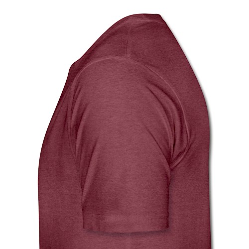 Men's Premium T-Shirt Links heather burgundy