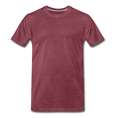Men's Premium T-Shirt Vorne heather burgundy