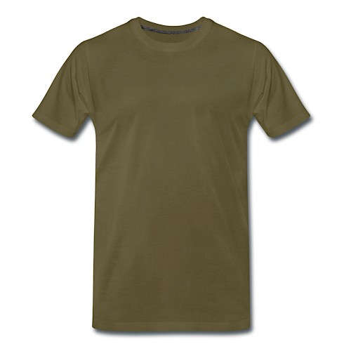 Men's Premium T-Shirt Vorne khaki