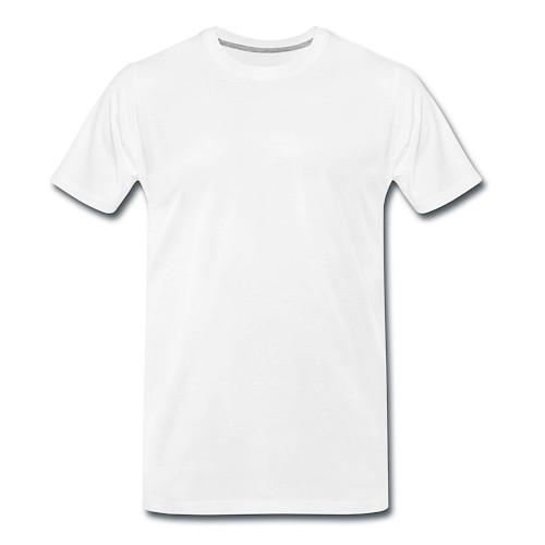 Men's Premium T-Shirt Vorne white
