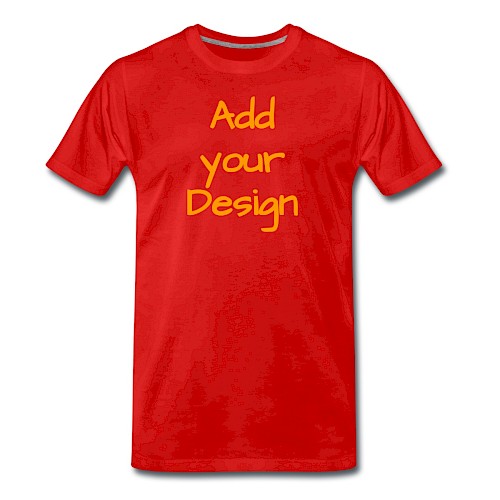 Men's Premium T-Shirt red