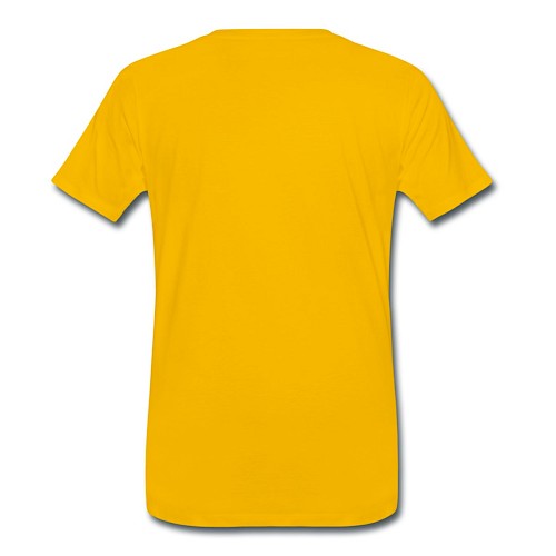 Men's Premium T-Shirt Hinten sun yellow