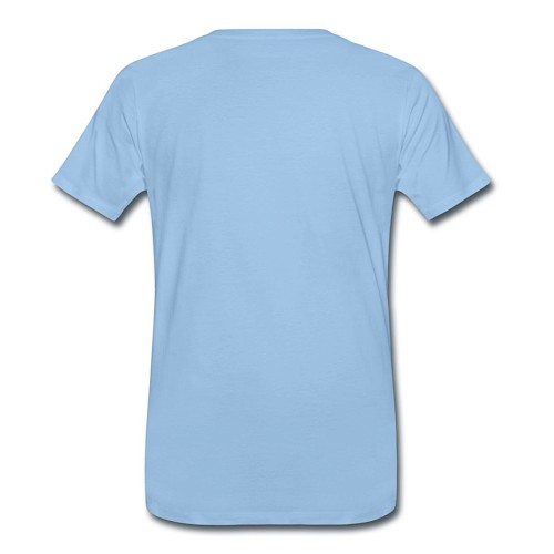 Koszulka męska Premium Hinten błękitny