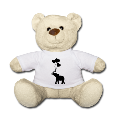 Anniversaire des enfants  - Elefant Herzballon Kinder / ballon coeur éléphant