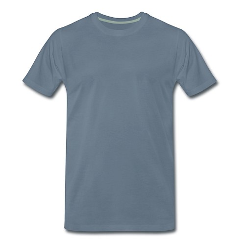 Men's Premium T-Shirt Vorne steel blue