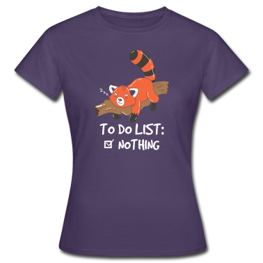 Urodziny dzieci  - Red Panda Cute Lazy Woodland Animal To Do List