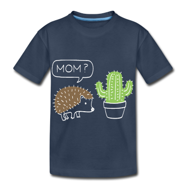 Urodziny dzieci  - zabawny kaktus z prezentem jeż