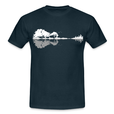 Children&#039;s birthday  - Nature Reflection Guitar Shirt Band Musician Shirt