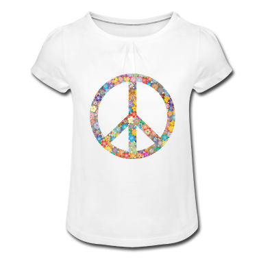 Barns födelsedag  - Fred symbol blommor