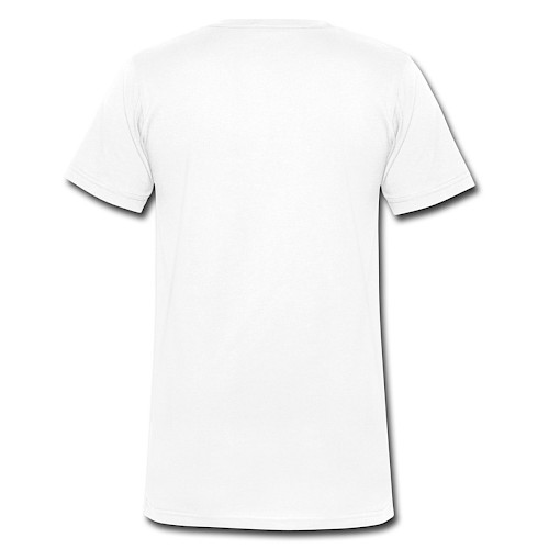Men's Organic V-Neck T-Shirt by Stanley & Stella Hinten white