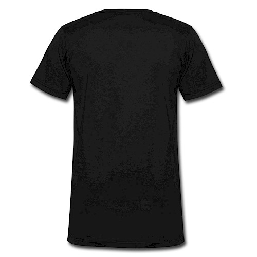 Men's Organic V-Neck T-Shirt by Stanley & Stella Hinten black