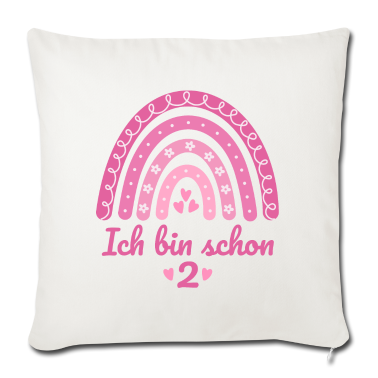 Kindergeburtstag  - 2. Geburtstag Mädchen Regenbogen Ich bin schon 2