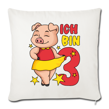 Kindergeburtstag  - 3. Geburtstag Mädchen süßes Schweinchen Ich bin 3