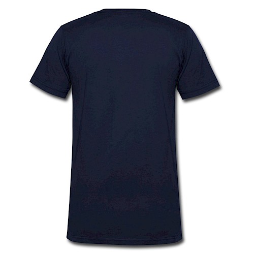 Men's Organic V-Neck T-Shirt by Stanley & Stella Hinten navy