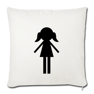 Anniversaire des enfants  - Silhouette Mädchen Kinder Geschenkidee Zeichnung