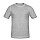 thumbnail Mannen slim fit T-shirt Vorne grijs gemêleerd