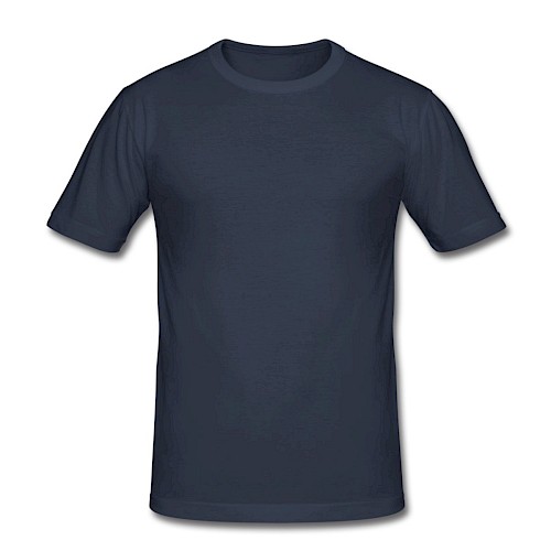 Camiseta ajustada hombre Vorne azul marino
