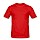 thumbnail Mannen slim fit T-shirt Vorne rood