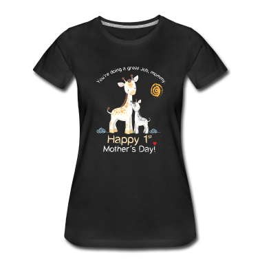 Kinderverjaardag  - Gelukkige eerste moederdag - giraf