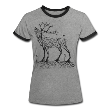 Children&#039;s birthday  - Forest deer in black