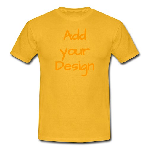 Men's T-Shirt yellow