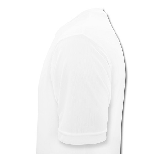 Männer T-Shirt atmungsaktiv Links Weiß