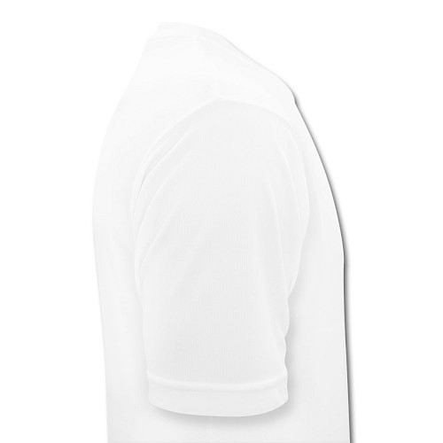 Männer T-Shirt atmungsaktiv Rechts Weiß