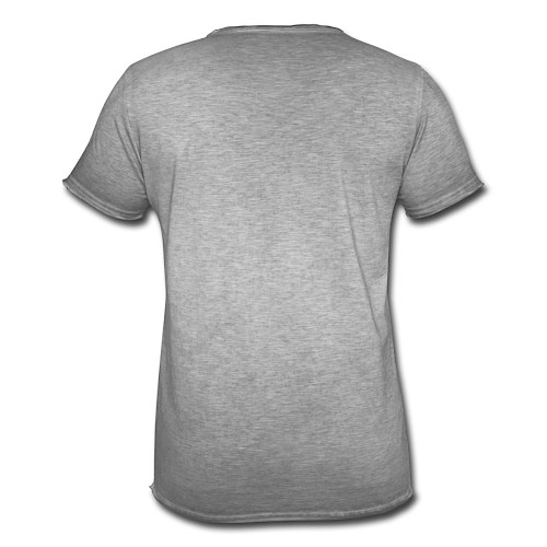 Men's Vintage T-Shirt Hinten vintage grey