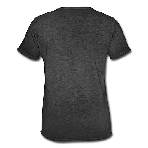Men's Vintage T-Shirt Hinten washed black