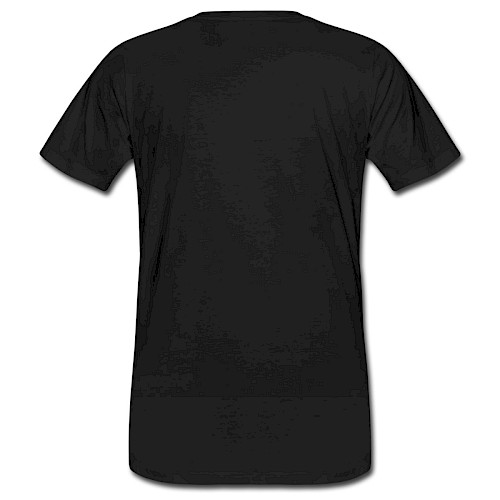 Men's Organic T-Shirt Hinten black