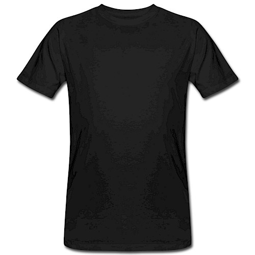 Men's Organic T-Shirt Vorne black