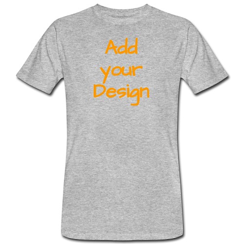 Men's Organic T-Shirt heather grey