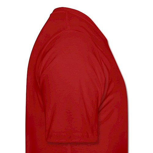 Men's Organic T-Shirt Rechts dark red